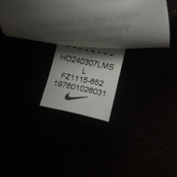 Nike Thermafit Sphere Element Running 1/2 Zip Jacket Burgundy Mens L FZ1115-652 - Picture 5 of 7